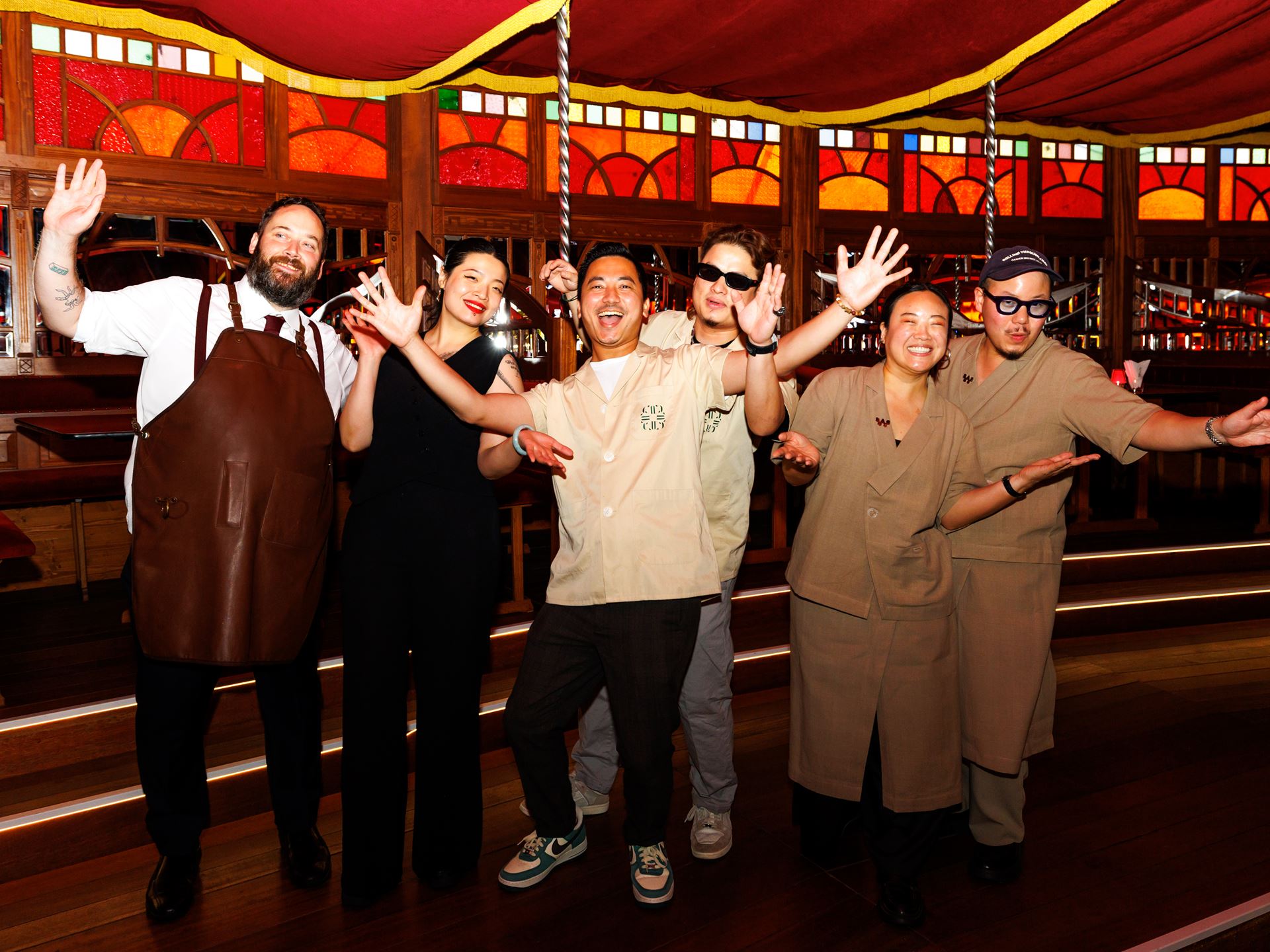 Wing Lei Bar Tell Camellia and Bar US served signature cocktails at this year s Bartenders Feast held at the elegant