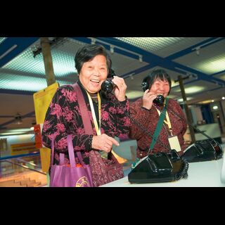 The elderly enjoy a series of fun and educational activities while having a good laugh