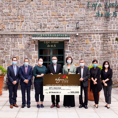 Wynn donates MOP300,000 to support the Welfare Shop Project of SCMM