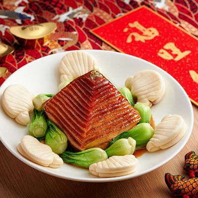 Braised pork belly with bamboo shoot – 99 Noodles (Wynn Macau)