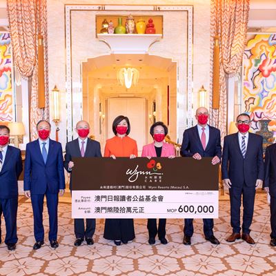 Wynn donates MOP 600,000 to support 'Walk for a Million'