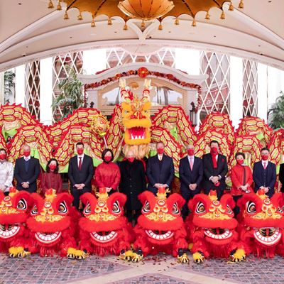 Wynn Welcomes the Year of the Rabbit with Auspicious Lion Dance Performances
