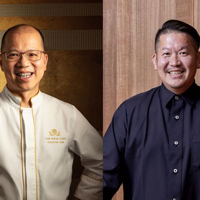 Chef Takeshi Fukuyama of Goh from Japan will be collaborating with Chef Tam Kwok Fung of Wing Lei Palace...