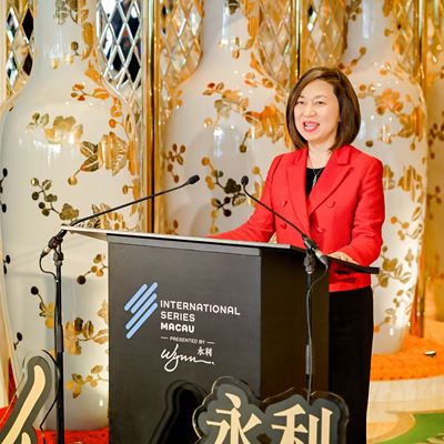 Ms. Linda Chen, President and Vice Chairman of the Board of Wynn Macau, Limited, delivered a speech