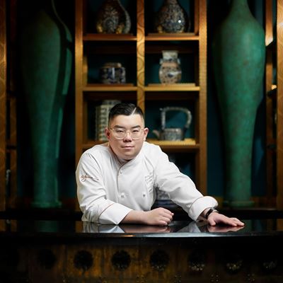 Executive Chef Henry Zhang of Golden Flower at Wynn Macau pairs his exceptional Imperial dishes with five Château Lafite