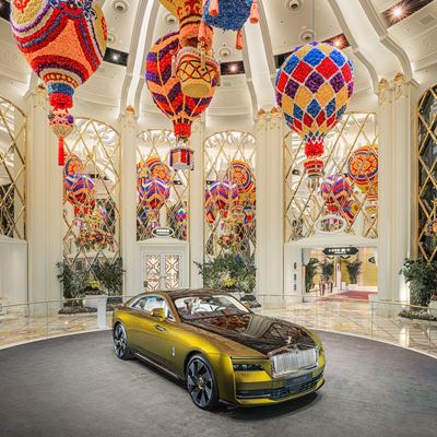 Spectre will be showcased a Spectre will be showcased a limited-time exhibition at the North Atrium Lobby of Wynn Palace