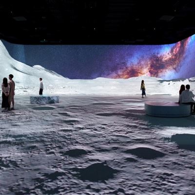 Visitors can explore the universe from 360-degree angles in the Illuminarium