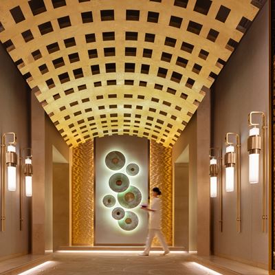 The Spa at Wynn Hallway