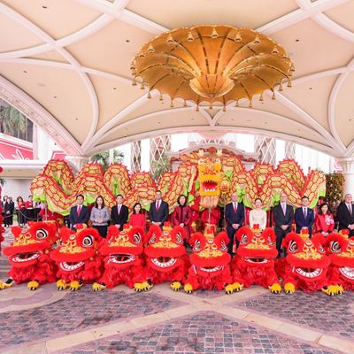 Wynn Welcomes the Year of the Dragon with Auspicious Lion Dance Performances