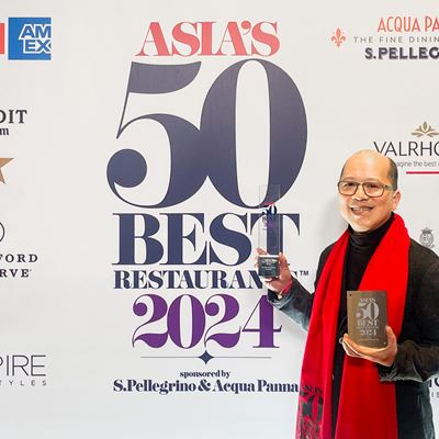 行政总厨谭国锋率领谭卉团队登上2024年度「亚洲50最佳餐厅」榜单，  并同时夺得「澳门最佳餐厅」殊荣