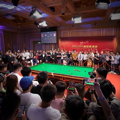 Wynn successfully hosts the "Snooker Legend and Rising Star Exhibition Game" at the Wynn Macau Grand Ballroom