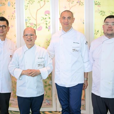 Three Wynn chefs from Macao who garnered Asia's 50 Best Restaurants awards–Tam Kwok Fung, André Chiang, and Zhang Z