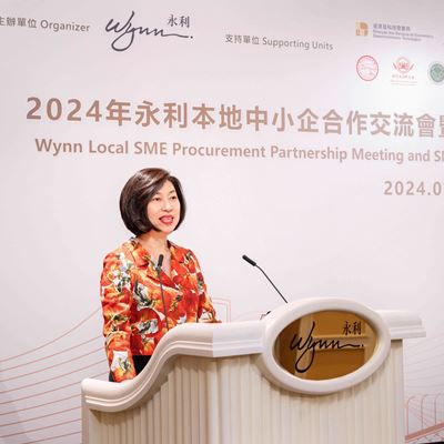 Ms. Linda Chen, President and Vice Chairman of the Board of Wynn Macau, Limited