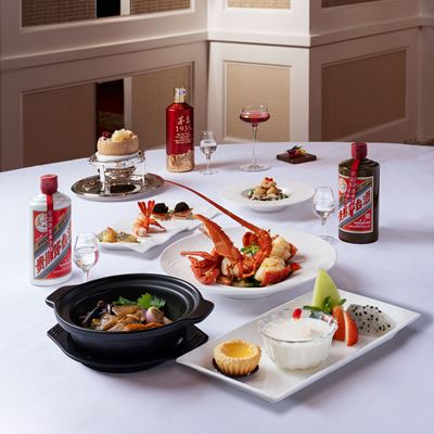 Wing Lei, "Celebrating the Best of Moutai with a Magnificent Feast" tasting menu