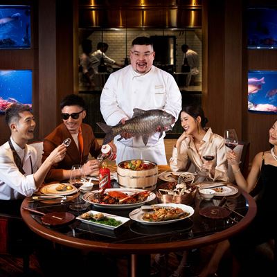 Executive Chef Henry Zhang Zhicheng of Drunken Fish presents a premium dining experience