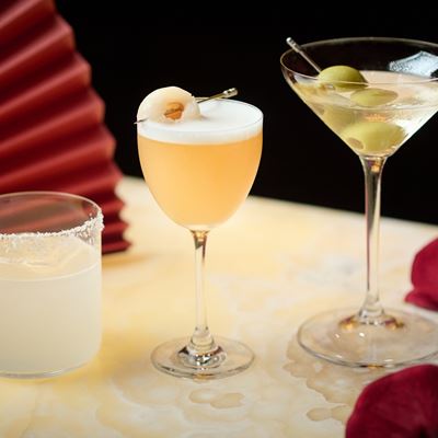 Creative cocktails inspired by Chinese New Year are on offer at Cinnebar (Wynn Macau) as well as Wing Lei Bar and the Pa