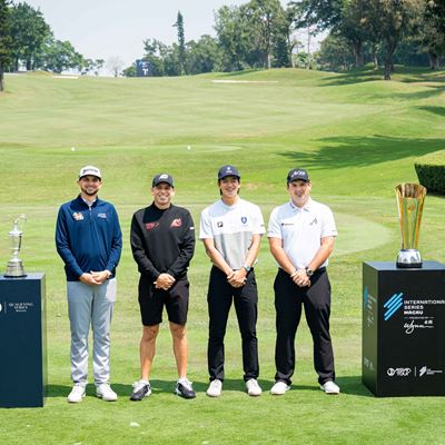 From left: John Catlin, Sergio Garcia, Taichi Kho and Patrick Reed attended the pre-tournament press conference