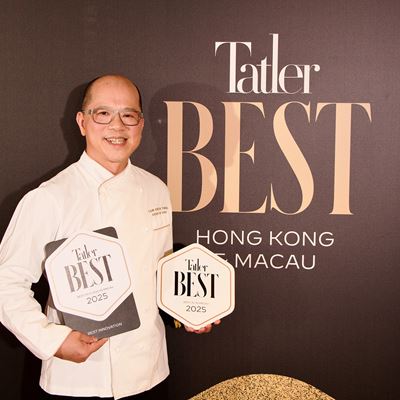 Chef Tam Kwok Fung of Chef Tam's Seasons is awarded Best-in-Class Macau Restaurants – Best Innovation