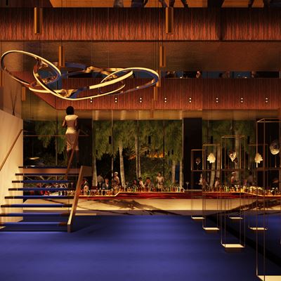 Alain Ducasse Steakhouse View from Reception