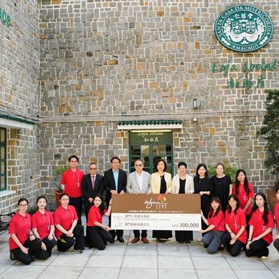 Wynn donates MOP300 000 to support the Welfare Shop Project of SCMM