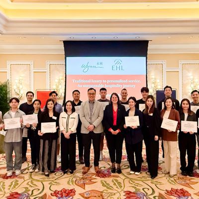 Wynn partners with the Switzerland based Ecole h teli re de Lausanne EHL to present the Certified Hospitality Manageme