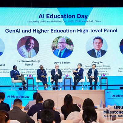 UNU Macau AI Education Day was held at Wynn Palace