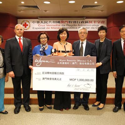 Wynn Employees Support Earthquake Relief Efforts in Nepal