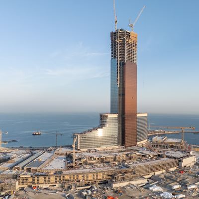 Wynn Al Marjan Island Topping Out SSW