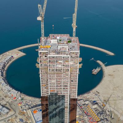 Wynn Al Marjan Island Topping Out Full