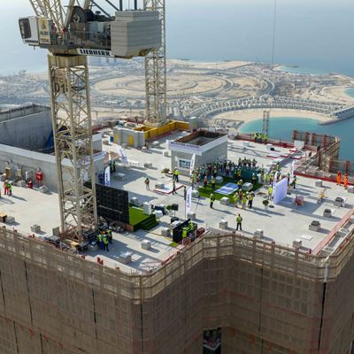 Wynn Al Marjan Island Topping Out