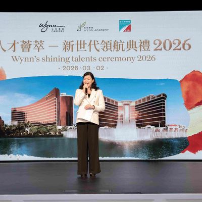 Senior Vice President of Human Resources of Wynn Macau and Wynn Palace Stephanie So noted that Wynn has been dedicated t