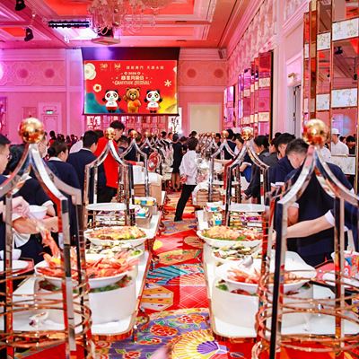 12 hour non stop serving of signature dishes from Wynn s restaurants including those recognized with international acc