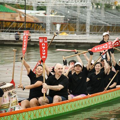永利澳門首次參加澳門國際龍舟賽