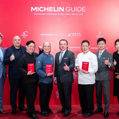Three Wynn signature restaurants once again earn MICHELIN Stars from the MICHELIN Guide Hong Kong Macau