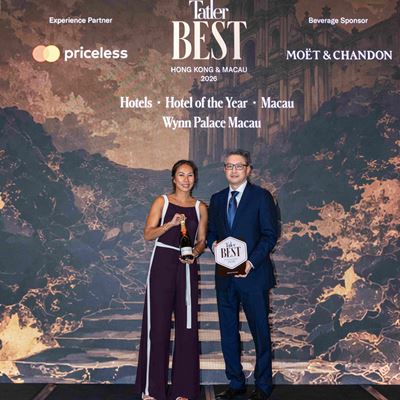 Wynn Palace receives Hotel of the Year and Best Service awards and ranks among Tatler Best 10 Hotels in Macau