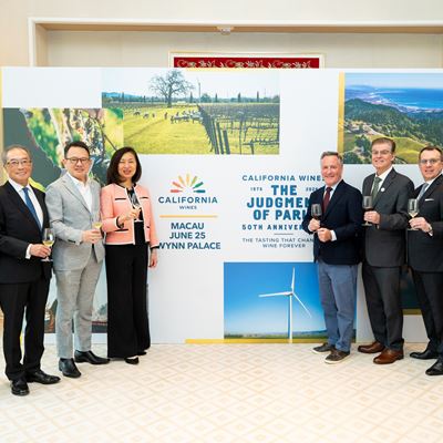 California Wine Month extended to Macao for the first time with its grand opening held at Wynn Palace on June 25 202