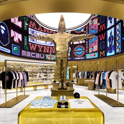 Wynn partners with globally renowned trendsetter BAPE once again this year and the brand new BAPE STORE MACAU is now