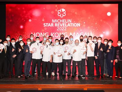 永利旗下四間高級食府於《香港澳門米芝蓮指南2022》合共囊括七顆星