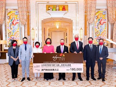 Wynn raises MOP180,000 from charity sale collaborated with Tung Sin Tong