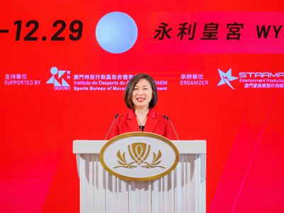 Ms. Linda Chen, President and Vice Chairman of the Board of Wynn Macau, Limited, delivered a speech