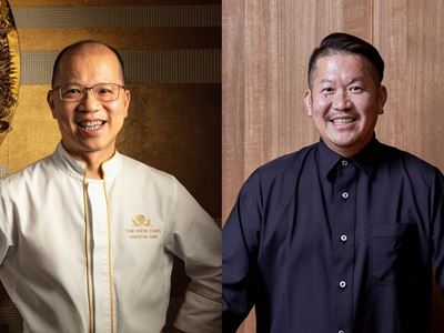 Chef Takeshi Fukuyama of Goh from Japan will be collaborating with Chef Tam Kwok Fung of Wing Lei Palace...