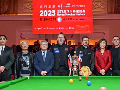 VIP guests attend the "Wynn Presents – 2023 Macau Snooker Masters" Awards Ceremony
