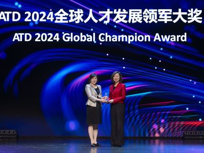 Wynn receives "ATD 2024 Global Champion Award"