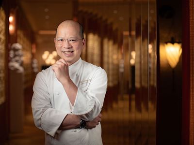 Chef Tam Kwok Fung, Executive Chef of Chef Tam's Seasons at Wynn Palace joins hands with  Wynn Las Vegas to prepare the