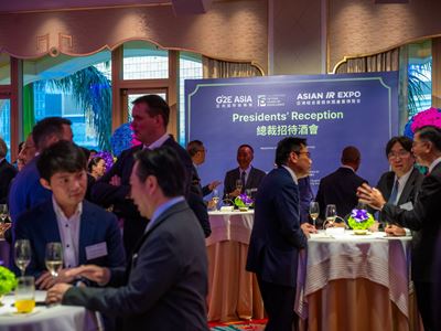 The Presidents' Reception brings together more than 100 industry leaders to share insights on industry developments, net