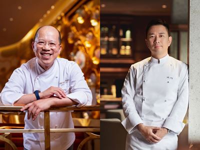 Chef Tam Kwok Fung of Chef Tam's Seasons (Macao) x Chef Wu Rong of Meet the Bund  (Shanghai)