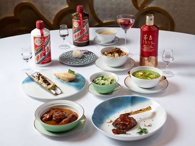 Chef Tam's Seasons, "Celebrating the Best of Moutai with a Magnificent Feast" tasting menu