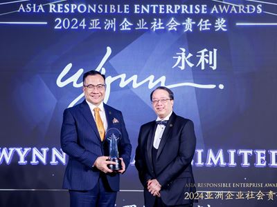 Wynn receives "Investment in People" award from the Asia Responsible Enterprise Awards 2024