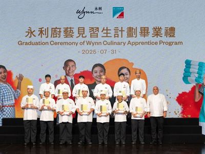 All 14 apprentices who graduated from Wynn Culinary Apprentice Program have been promoted to the Commis position