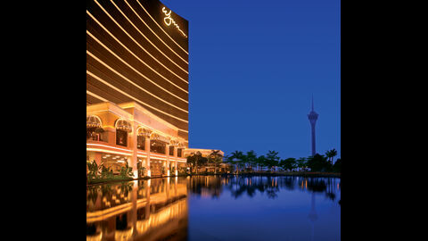 Wynn Macau -  Wynn Tower Night view by Barbara Kraft